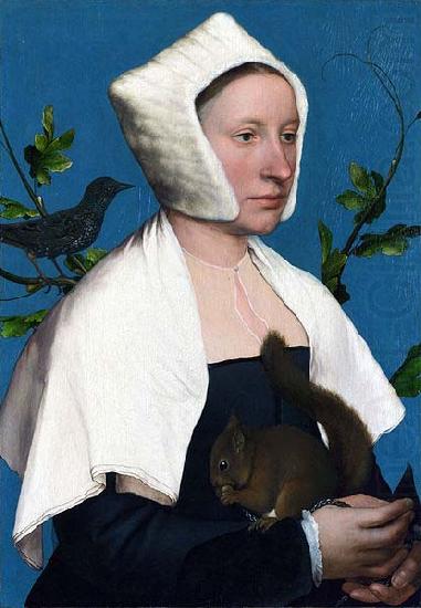 Hans holbein the younger Lady with a Squirrel china oil painting image